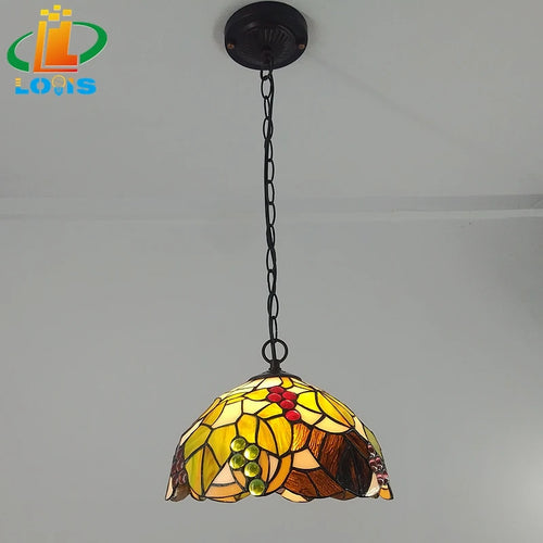 Romantic maple leaf chandelier for garden and restaurant - vue 3 sur 6