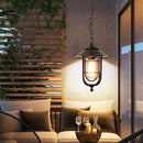 American vintage outdoor glass chandelier