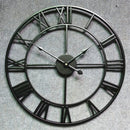 modern design metal wall clock 3D style