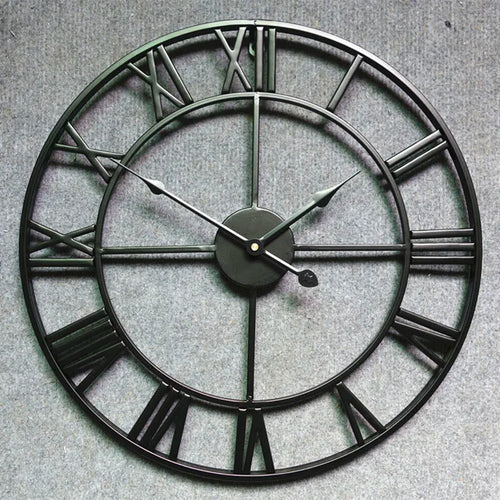 modern design metal wall clock 3D style - vue 4 sur 10