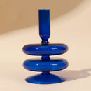 Glass candle holders for romantic decoration and parties