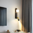 Modern LED wooden indoor wall light