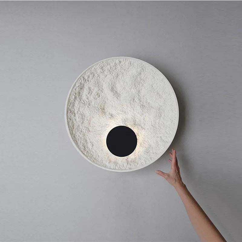 Nordic retro decorative resin LED wall light
