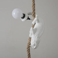 Chameleon resin pendant light for modern artistic decor