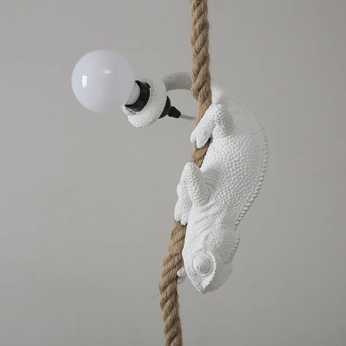 Chameleon resin pendant light for modern artistic decor