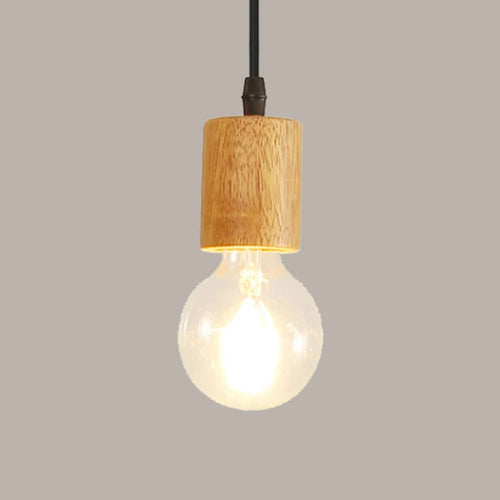 Mengjay vintage industrial rustic wood pendant light - vue 11 sur 10
