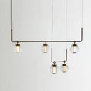 Postmodern glass and metal designer chandelier nordic decorative lighting