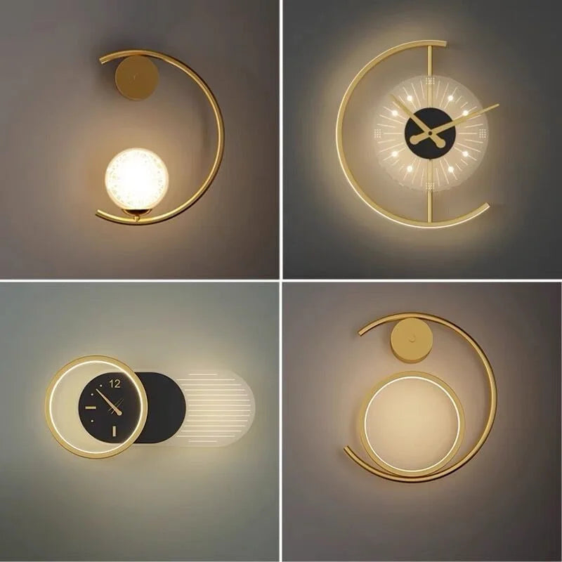 modern led wall light for elegant interior decoration