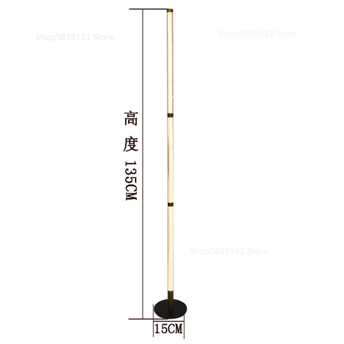 Modern detachable corner floor lamp with LED light - vue 15 sur 15