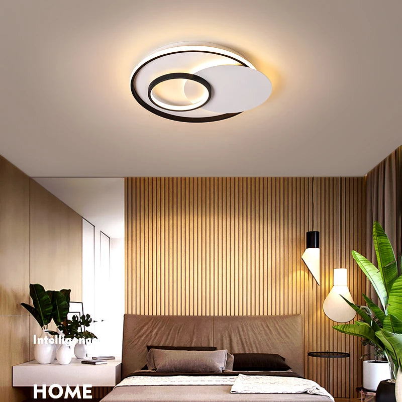 Modern aluminium ceiling light for indoor decor
