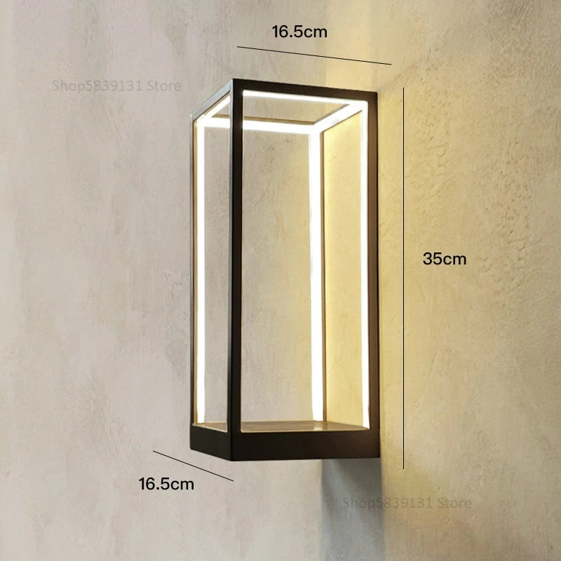 Modern LED wall light cube creative wall decoration - vue 5 sur 7
