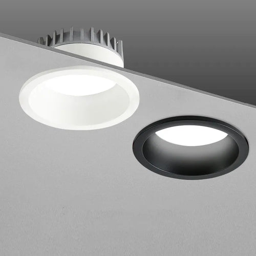 Dimmable anti-glare recessed LED spotlight for indoor use - vue 6 sur 6