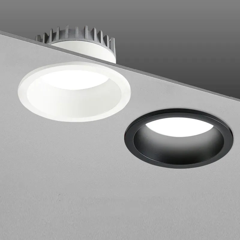 Dimmable anti-glare recessed LED spotlight for indoor use - vue 6 sur 6
