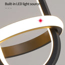 Modern gold decorative LED pendant light for indoor use