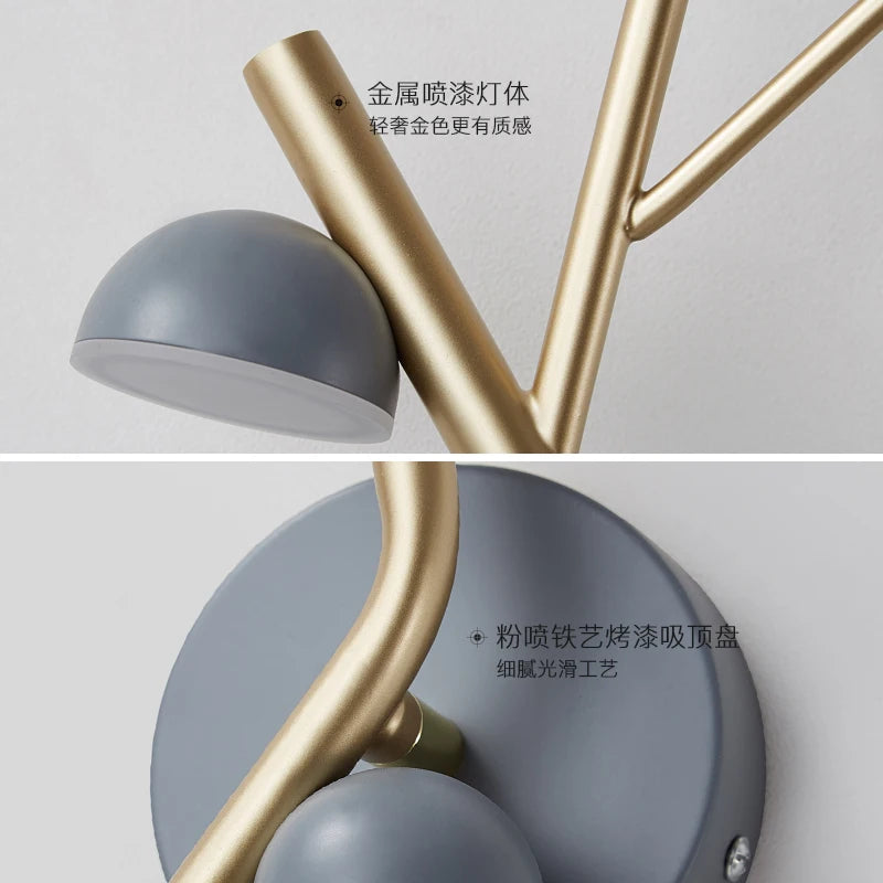 Modern decorative wall light with creative design for interiors - vue 4 sur 8
