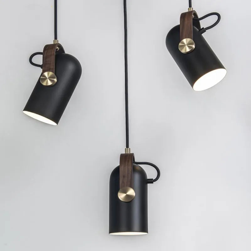 Industrial iron pendant light for interior decoration - vue 4 sur 8