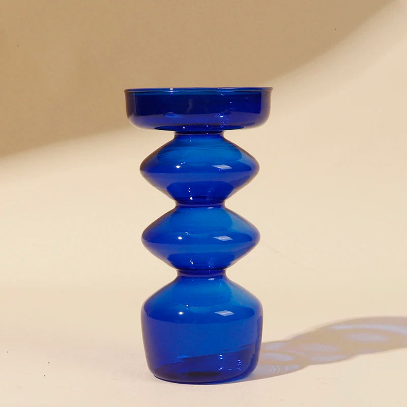 Glass candle holders for romantic decoration and parties - vue 10 sur 14