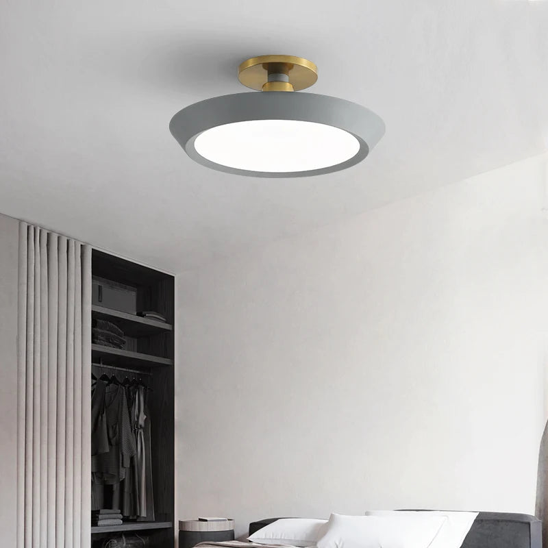 Modern dimmable LED ceiling light pendant - vue 4 sur 10
