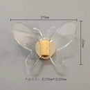 modern crystal butterfly wall light for home decor