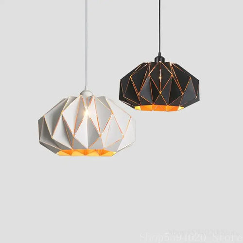 Modern iron chandelier with nordic design for elegant interiors - vue 9 sur 9