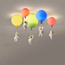 Decorative nordic pendant light for children’s room with playful design