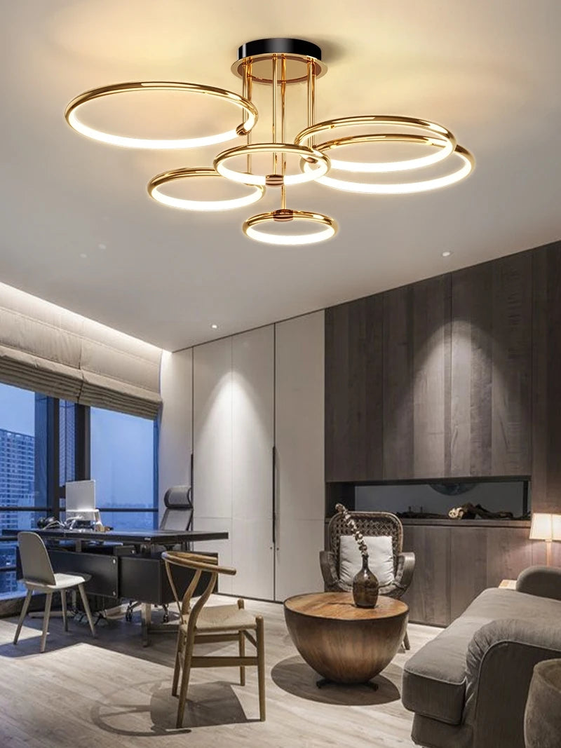 Modern nordic living room lamp for a warm atmosphere