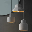industrial style concrete pendant light for modern decoration