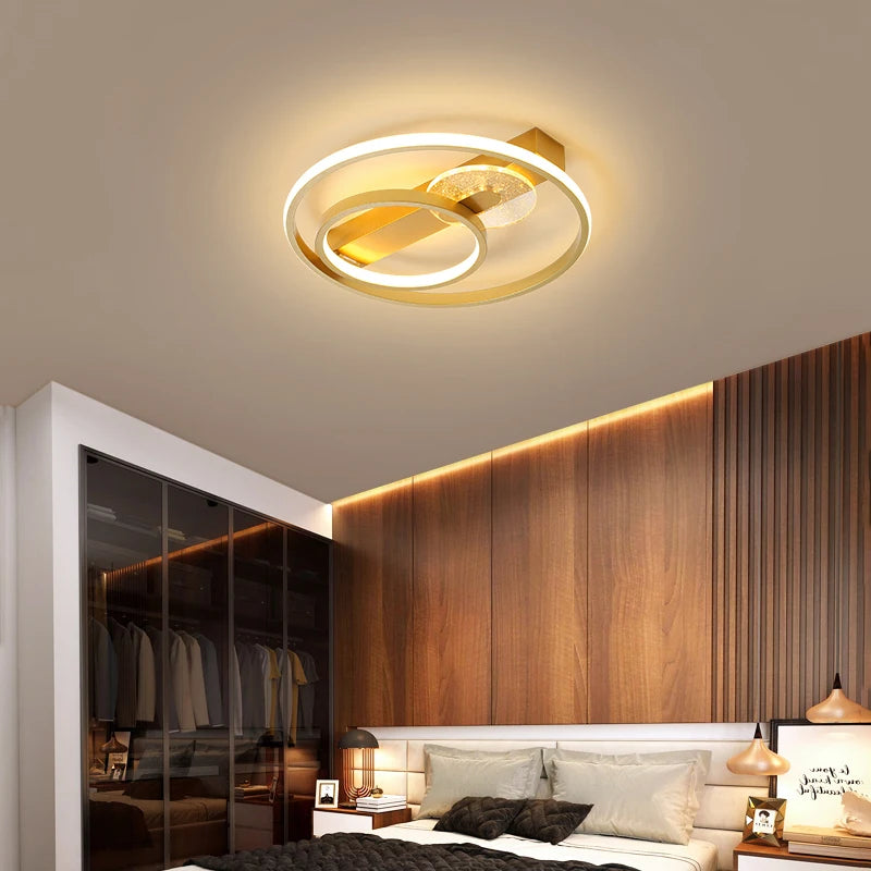 Ultra slim round LED ceiling light for indoor home - vue 3 sur 9
