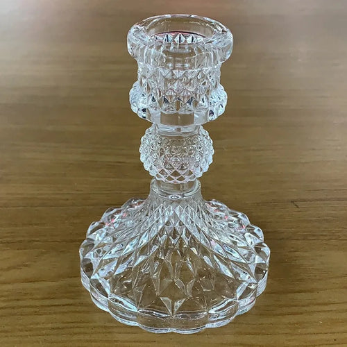 European style glass candle holder for home decor - vue 7 sur 8