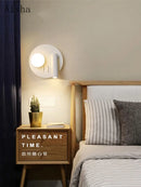 Modern rotating LED wall light for decorative interiors