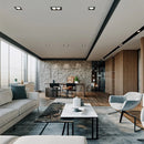 Recessed anti-glare LED ceiling spotlight