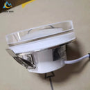 Crystal LED ceiling light with integrated spotlight