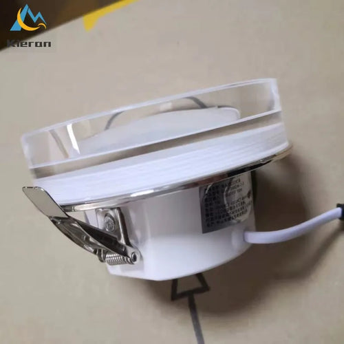 Crystal LED ceiling light with integrated spotlight - vue 6 sur 9