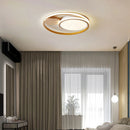 Modern Japanese style LED wooden and acrylic ceiling lights