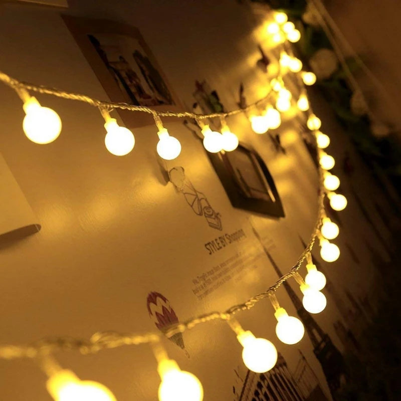 100 led string lights for Christmas, weddings and parties - vue 4 sur 9