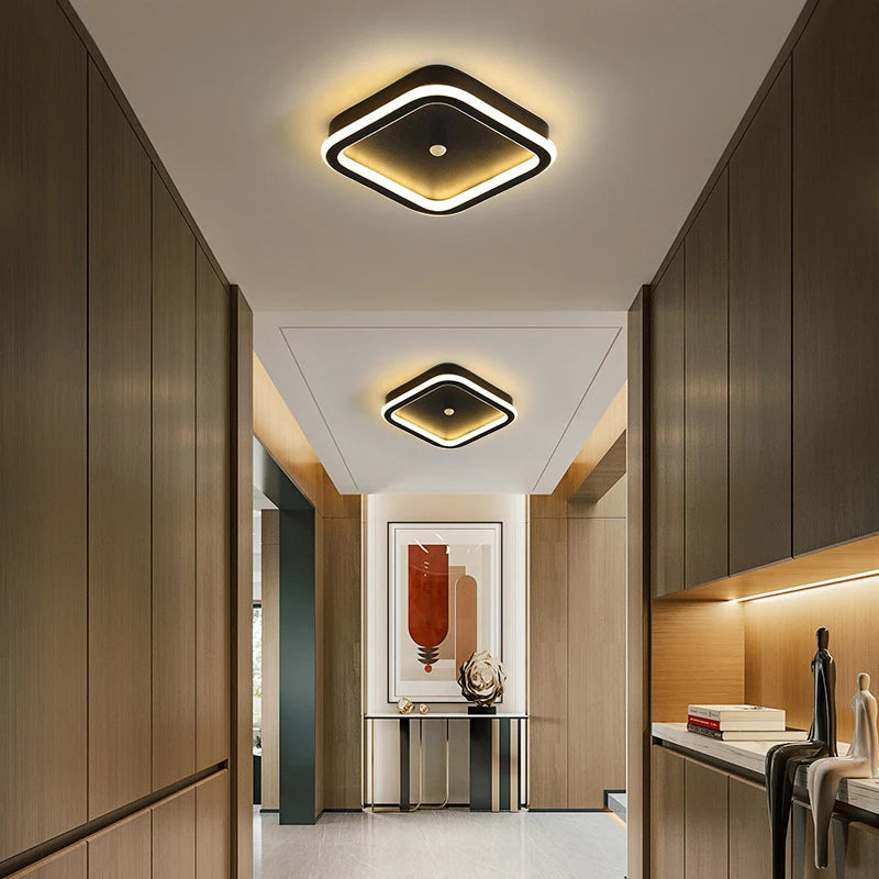 LED ceiling light with PIR motion sensor