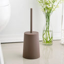 Modern toilet brush with lid and elegant design