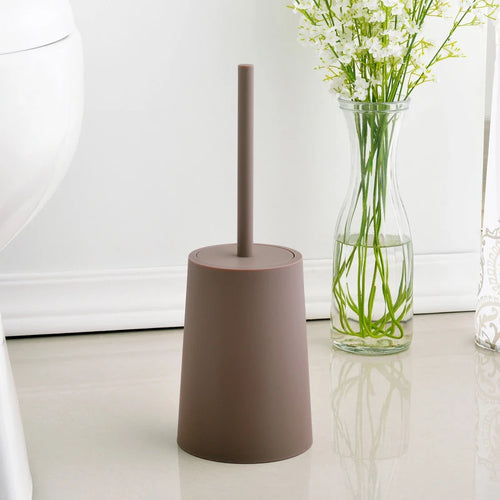 Modern toilet brush with lid and elegant design - vue 9 sur 9