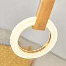 Loft style LED pendant chandelier for staircase