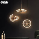 Modern acrylic UFO pendant light for interior decoration