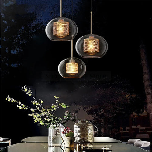 Modern nordic designer pendant light for interior decoration - vue 3 sur 13