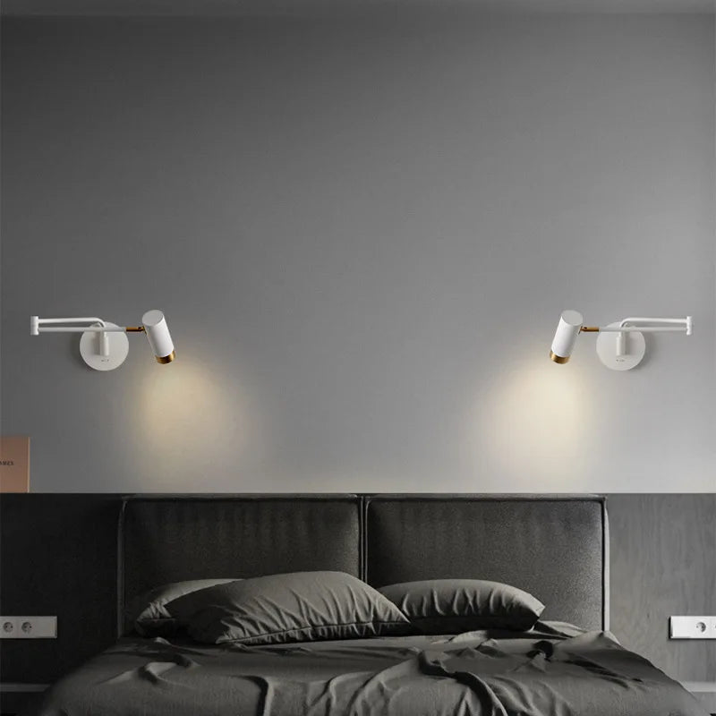 Extendable wall light with on/off switch - vue 3 sur 8