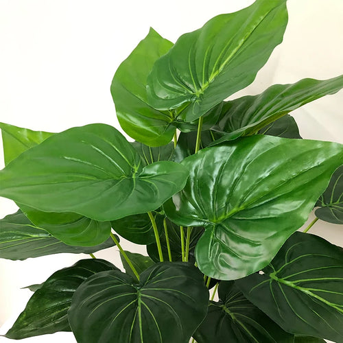 Artificial tropical monstera plant for indoor and outdoor decoration - vue 4 sur 8
