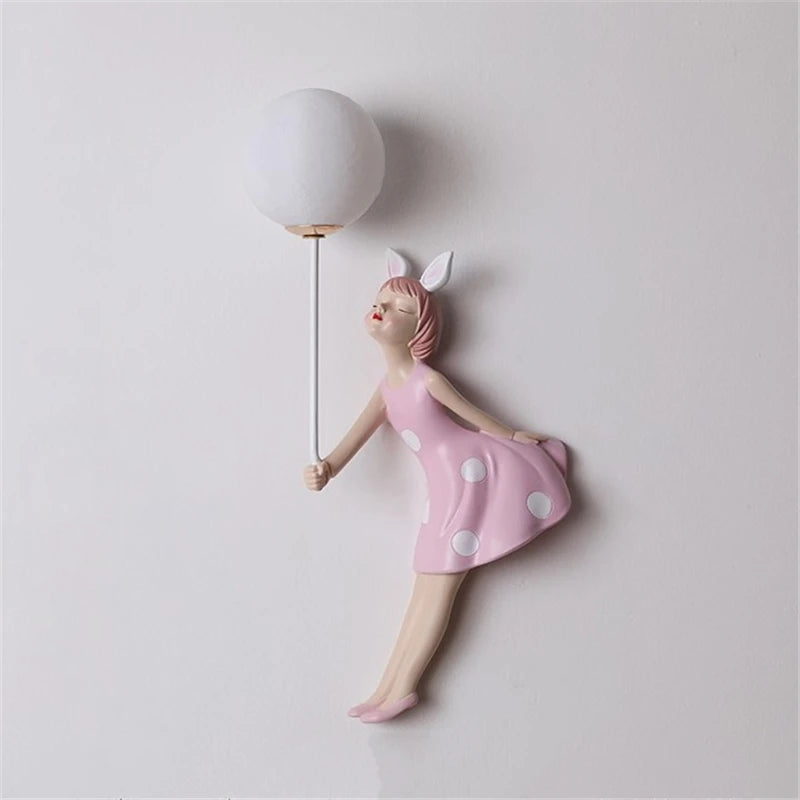 Creative and modern balloon wall light for children's room - vue 6 sur 8