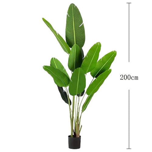 Tropical artificial potted tree for indoor and outdoor decoration - vue 8 sur 8