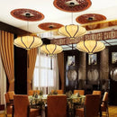 Chinese fabric chandelier for restaurants and hotels