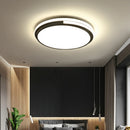 Round LED ceiling light with adjustable brightness for indoors