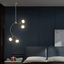 Designer copper restaurant chandelier with modern ambiance for interiors