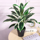 Tropical artificial monstera plant bouquet for interior decoration