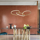 Modern LED ceiling pendant light for decorative interiors